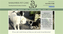 Desktop Screenshot of barkimberpetcare.com